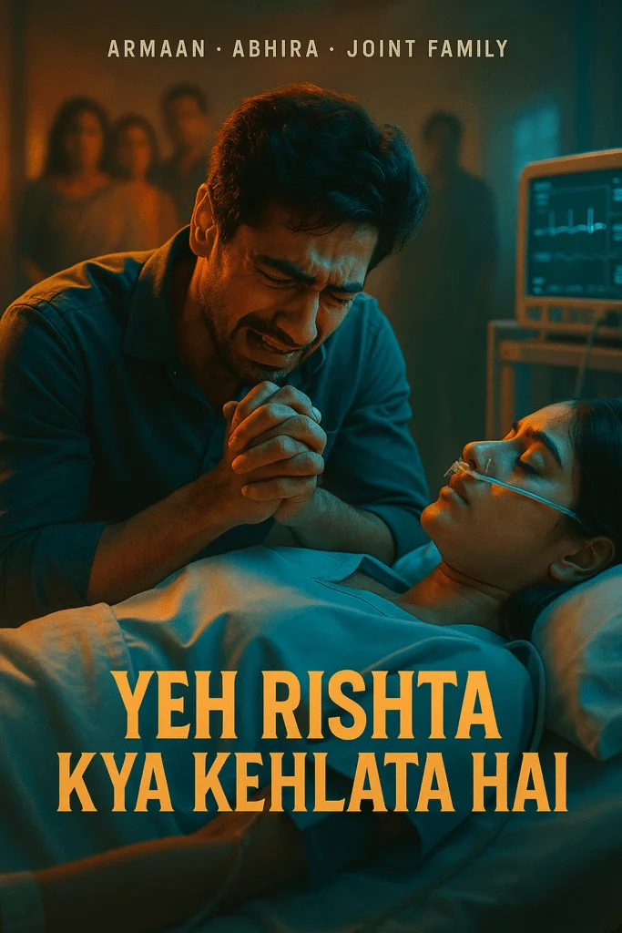 महाट्विस्ट! Yeh Rishta Kya Kehlata Hai में अभीरा की जान को खतरा? अरमान के सामने आया मौत का धर्मसंकट, क्या फिर टूटेगा परिवार?