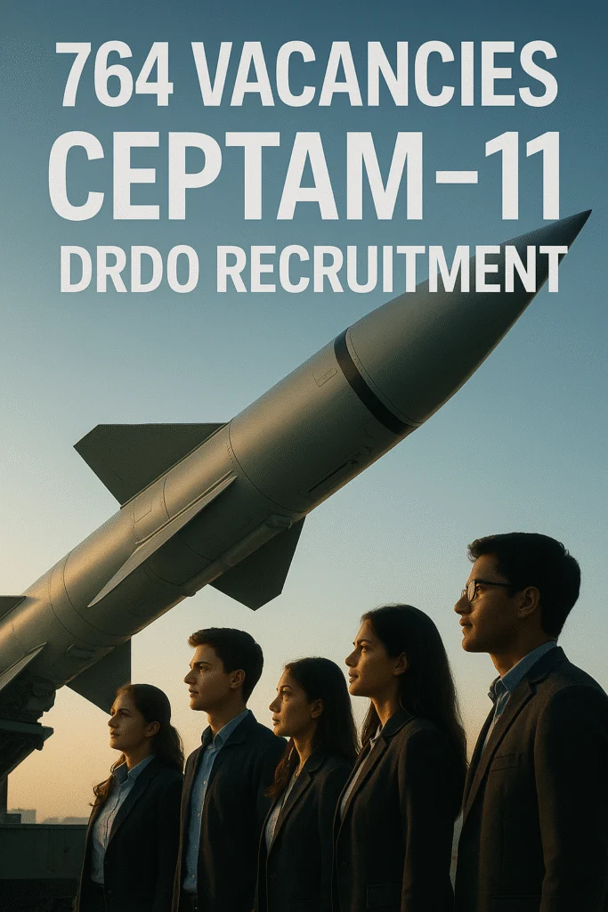 764 पदों पर सरकारी नौकरी का धमाका! DRDO Recruitment 2025 का शॉर्ट नोटिस जारी, जानें आवेदन की तारीख और चयन का ‘राज़’