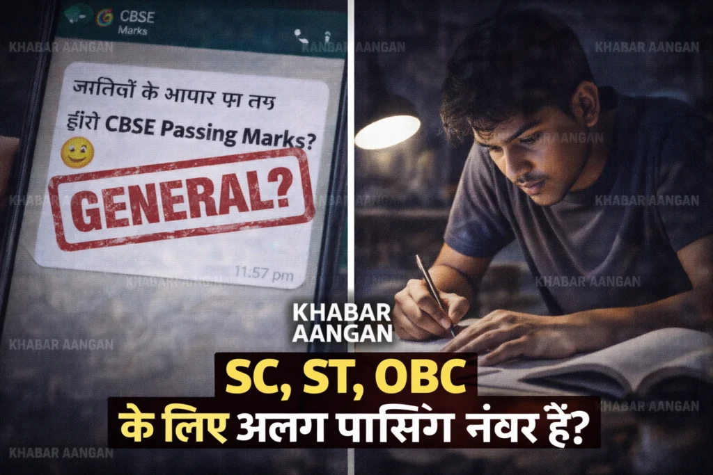 SC, ST, OBC के लिए अलग पासिंग नंबर ? क्या जातियों के आधार पर तय होंगे CBSE Passing Marks?