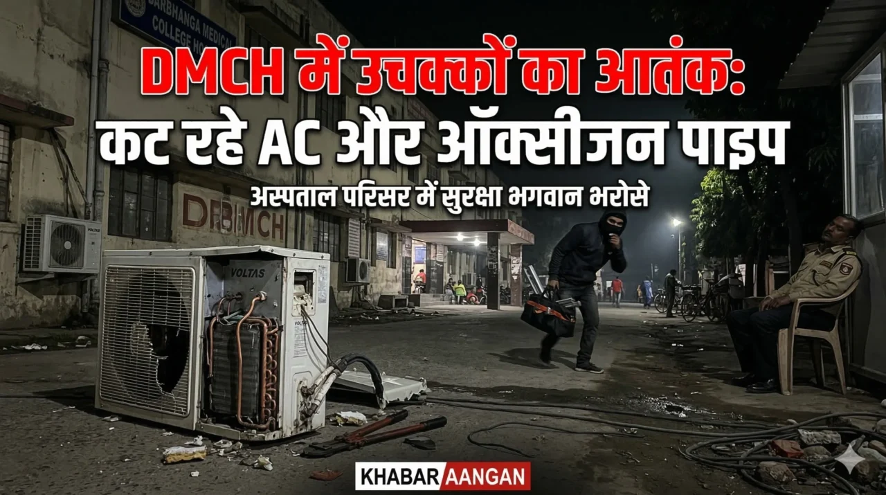 Darbhanga के DMCH में उचक्कों का बेखौफ आतंक: पोस्टमार्टम हाउस से लेकर गायनी वार्ड तक लाखों की चोरी, सुरक्षा पर उठे गंभीर सवाल