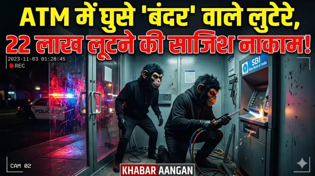 गैस कटर से SBI ATM काटकर 22 लाख लूटने की साजिश नाकाम, Darbhanga पुलिस के सायरन से भागे नकाबपोश