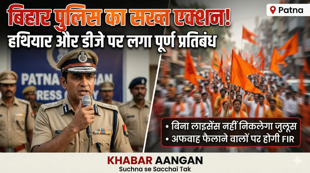बिहार पुलिस की सख्त एडवाइजरी जारी, क्या इस बार शांतिपूर्ण तरीके से निकलेगी Ram Navami Shobha Yatra?