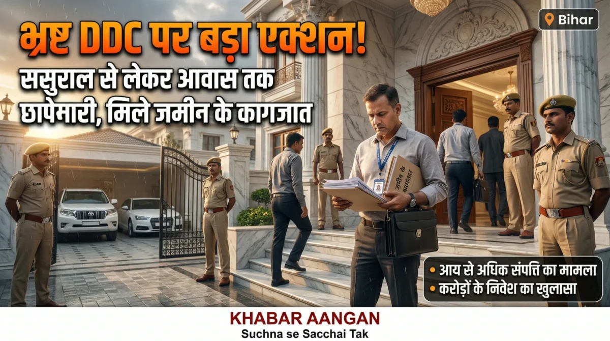 Bihar: शिवहर DDC बृजेश कुमार के ठिकानों पर ताबड़तोड़ SVU Raid, क्या 1.84 करोड़ से ज्यादा निकलेगी काली कमाई?