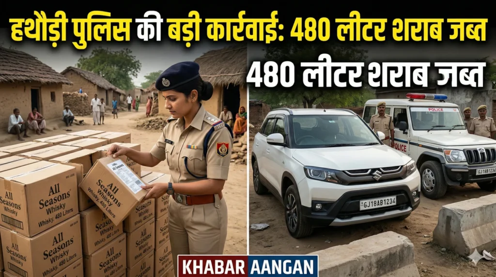 Samastipur News: हथौड़ी पुलिस की बड़ी कार्रवाई, 480 लीटर विदेशी शराब और ब्रेजा कार के साथ तस्कर गिरफ्तार