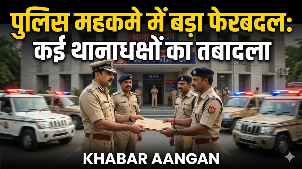Darbhanga पुलिस महकमे में बड़ा फेरबदल: SSP जगुनाथ रेड्डी ने कई थानाध्यक्षों और इंस्पेक्टरों का किया तबादला, साइबर सेल हुआ मजबूत