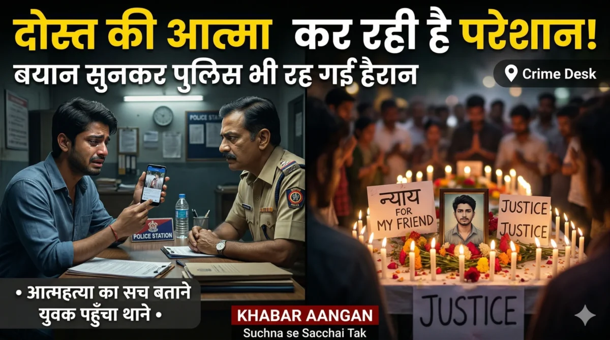 दोस्त की Suicide का ‘सच’ बताने थाने पहुंचा युवक, कहानी सुन पुलिस भी रह गई दंग; जानिए क्या है पूरा मामला