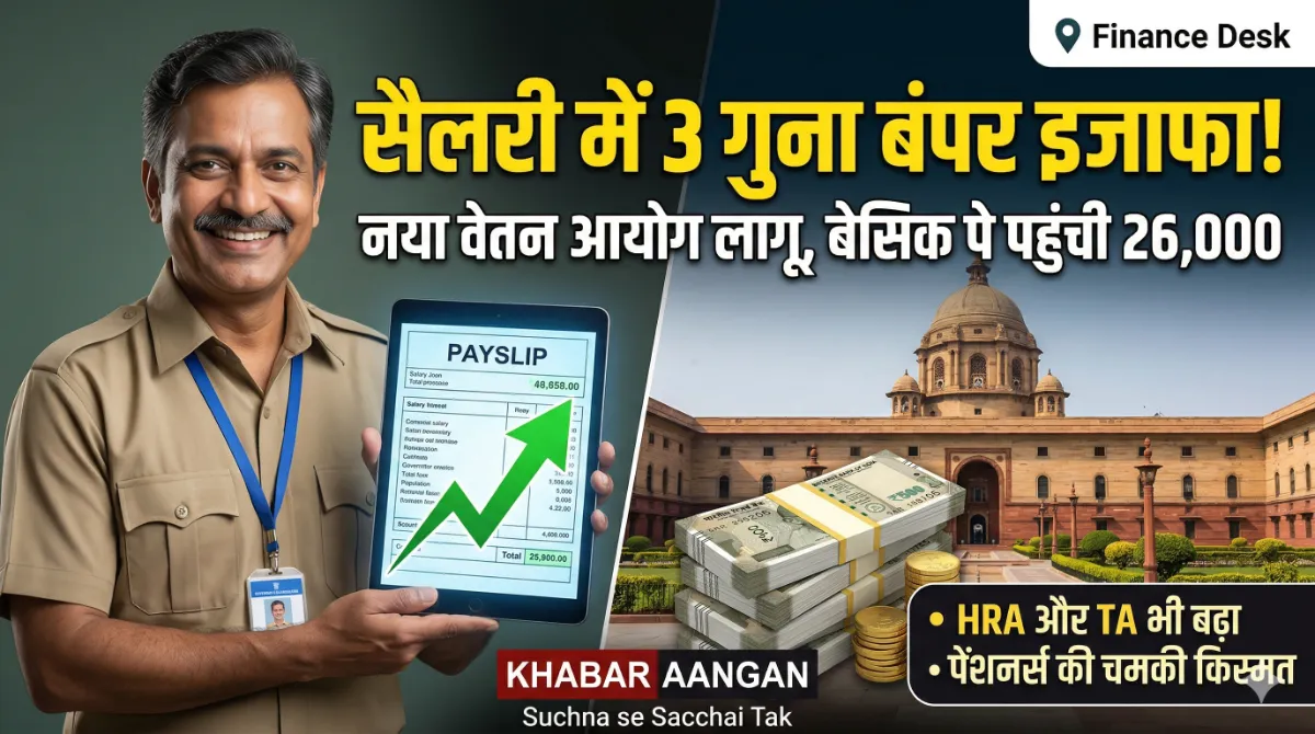 8th Pay Commission लागू होने पर मिलेगी 3 गुना ज्यादा सैलरी!
