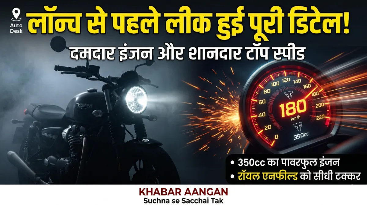 रॉयल एनफील्ड की छुट्टी करने आ रही है नई Triumph 350! लॉन्च