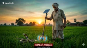 किसानों के लिए वरदान बनी किसान मित्र छड़ी! खेत में 100 मीटर