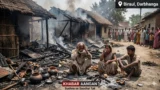 दरभंगा के बिरौल में भीषण अग्निकांड! सिगरेट की चिंगारी ने