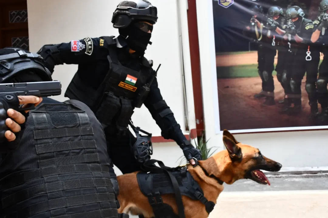 पटना उच्च न्यायालय परिसर में आतंकवाद निरोधक दस्ते का मॉक