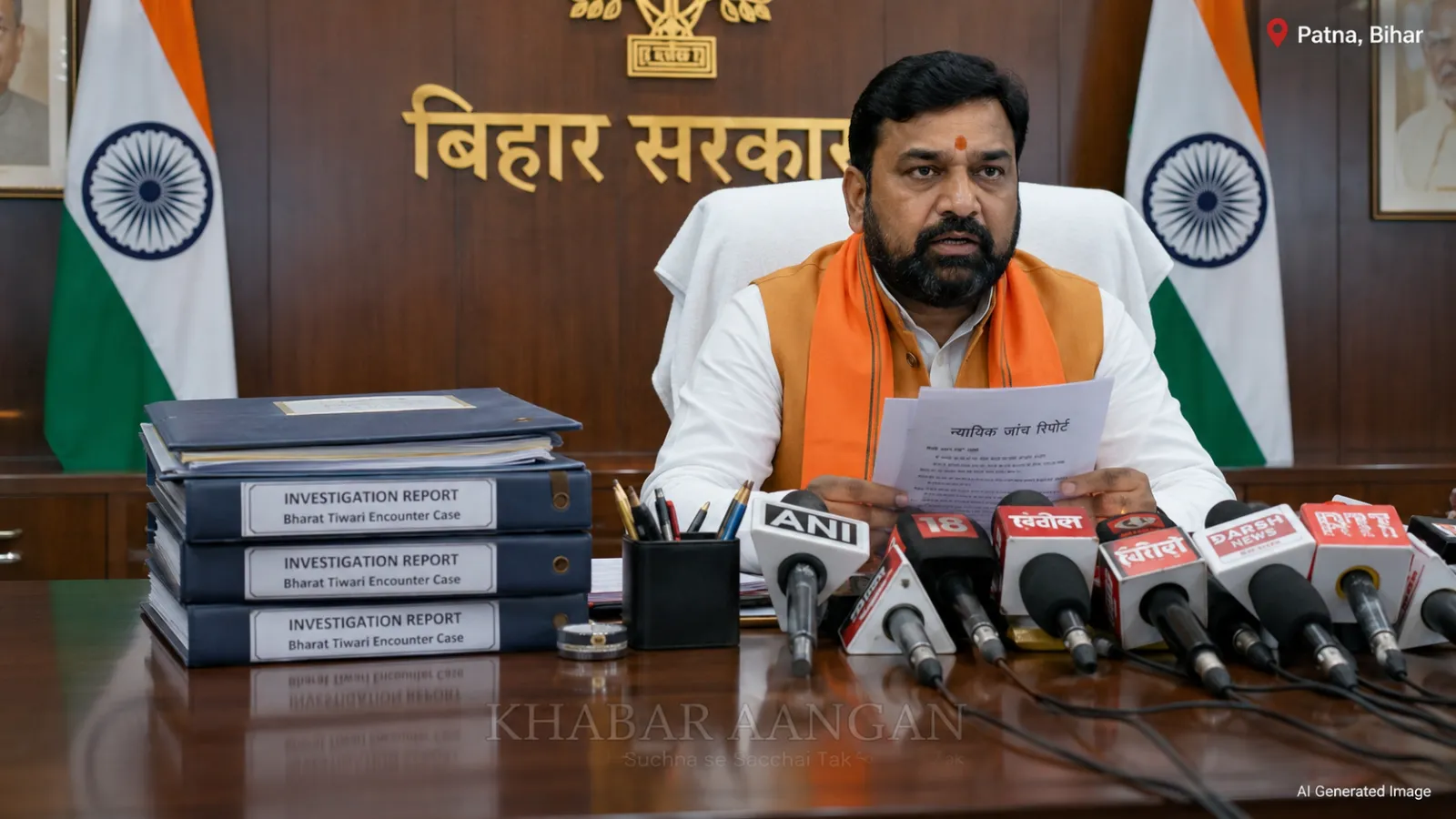 भरत तिवारी एनकाउंटर: अंतरिम रिपोर्ट के बाद CM सम्राट चौधरी का बड़ा ऐलान, परिवार को सरकारी नौकरी और मुआवजा