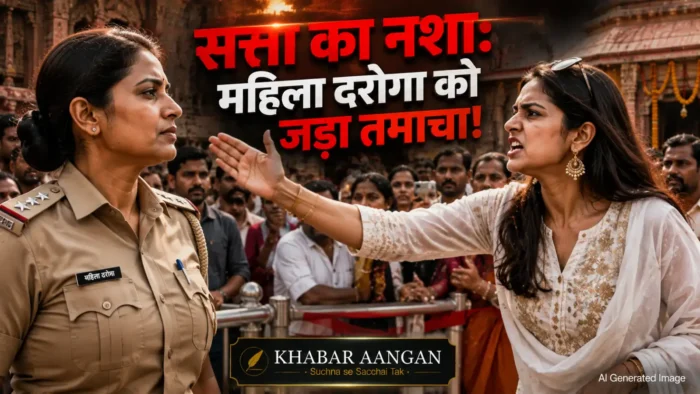 कर्नाटक VIP कल्चर की हद पार: कर्नाटक में दर्शन के लिए इंतजार करने को कहा, तो BJP विधायक की बेटी ने सरेआम महिला सब-इंस्पेक्टर को जड़ा तमाचा