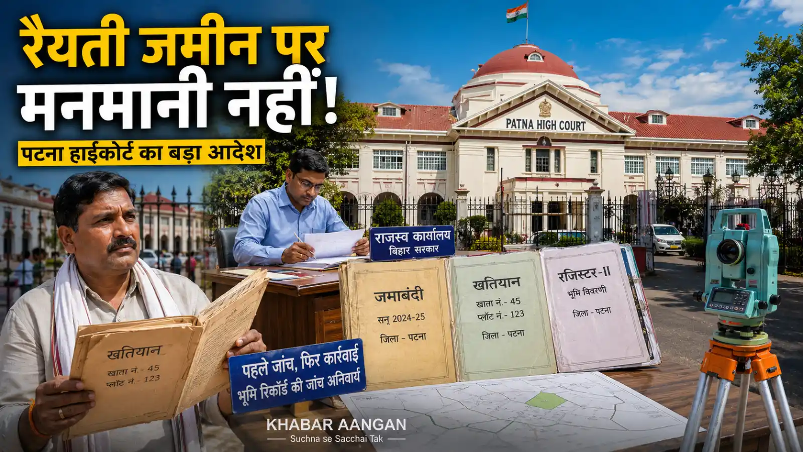 पटना हाईकोर्ट बिहार में जमीन के अतिक्रमण पर मनमानी नहीं चलेगी पटना