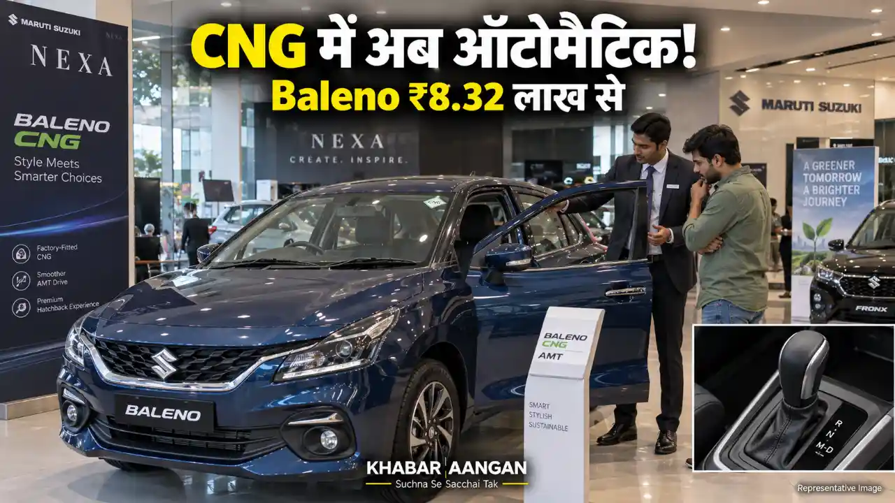 Baleno CNG में खत्म हुआ मैनुअल का झंझट, ₹8.32 लाख में आया ऑटोमैटिक का नया विकल्प