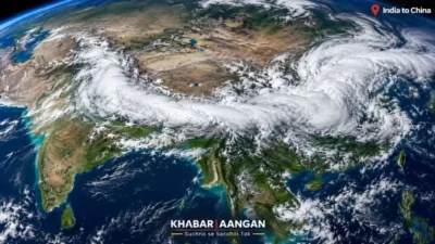जनता दरबार अंतरिक्ष से दिखा हैरान करने वाला नजारा, भारत से लेकर चीन तक फैली 4,000 किलोमीटर लंबी बादलों की विशाल पट्टी