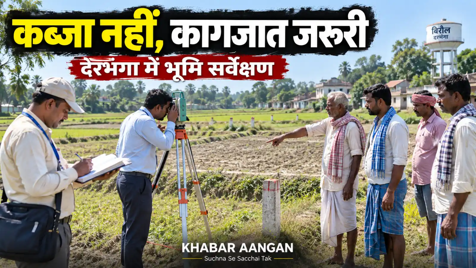 Darbhanga News: कब्जा नहीं कागजात तय करेंगे असली रैयत, दरभंगा में भूमि सर्वेक्षण के बीच बड़ा सवाल