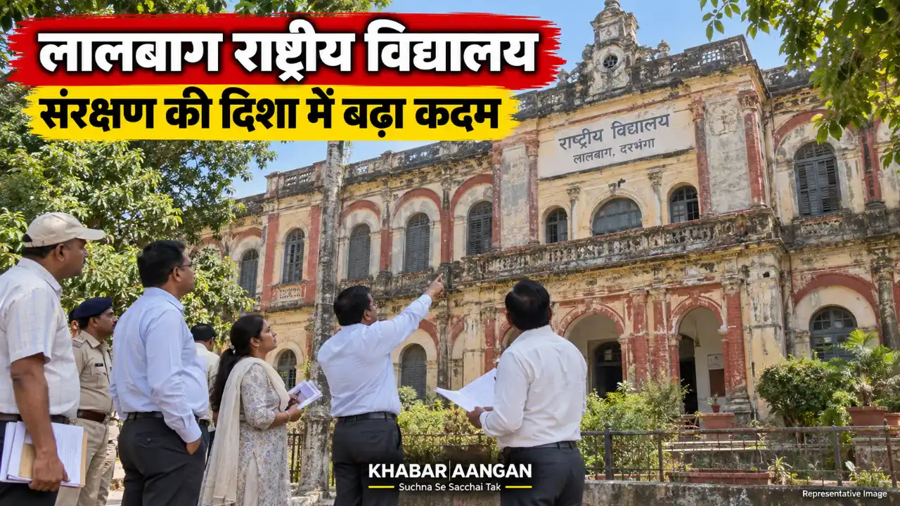Darbhanga News: लालबाग राष्ट्रीय विद्यालय को संरक्षित स्मारक बनाने की दिशा में बढ़ा कदम, पुरातत्व निदेशालय ने मांगी रिपोर्ट
