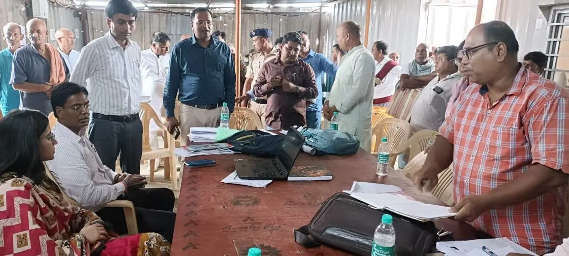 Darbhanga News भारतमाला परियोजना कैंप का डीएम ने किया