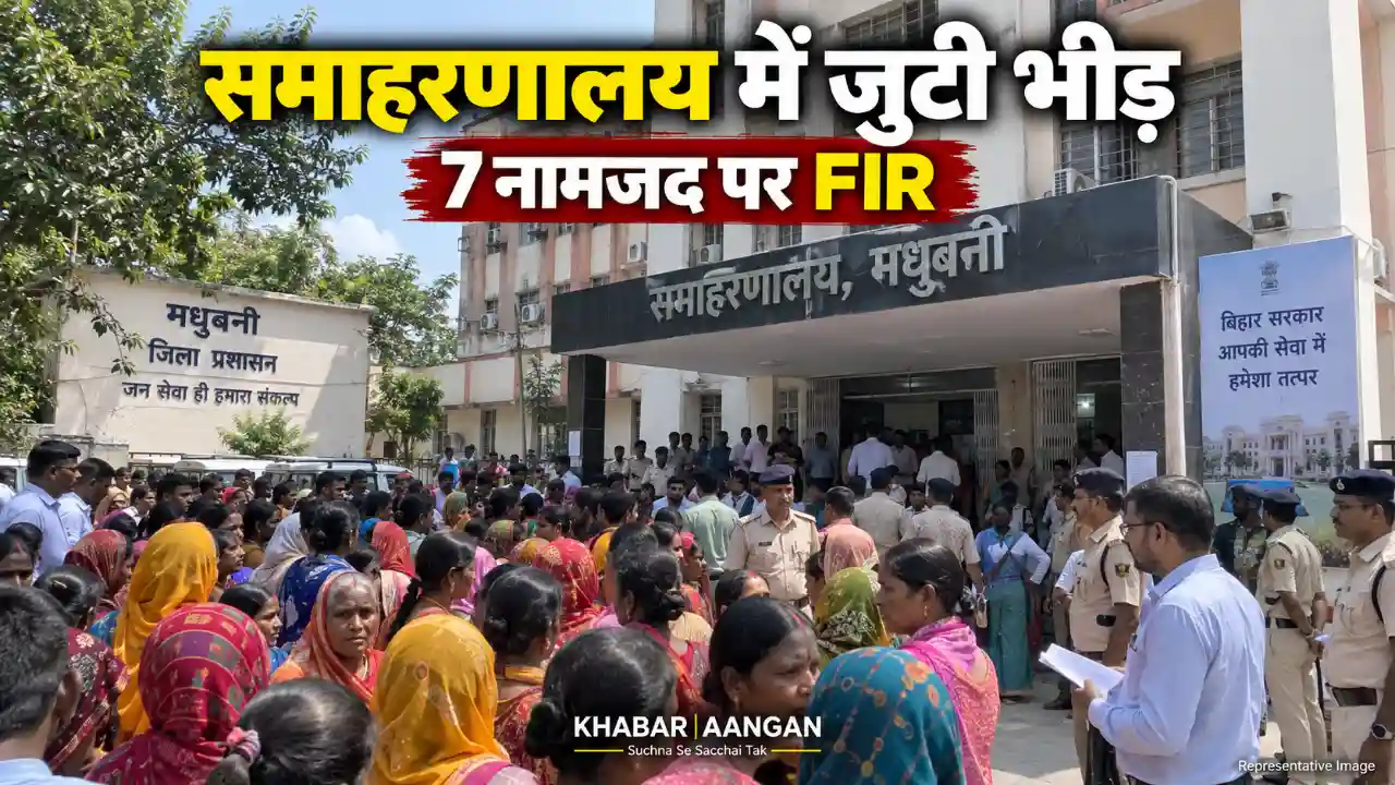 Madhubani News: पर्चा मिलने की सूचना पर समाहरणालय पहुंचीं 400 महिलाएं, 7 नामजद पर FIR