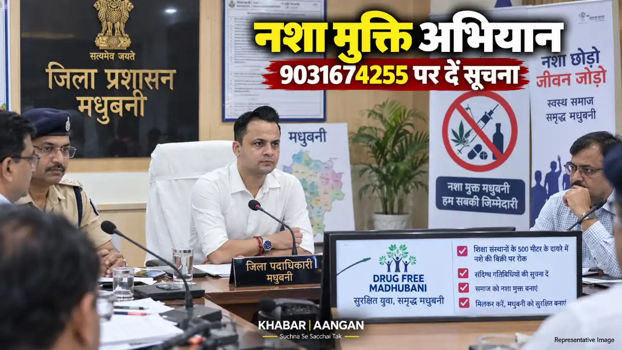 Madhubani News: नशा मुक्ति अभियान को लेकर प्रशासन सख्त, 9031674255 पर दें नशे के कारोबार की सूचना