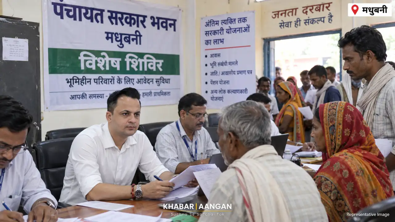 Madhubani News: अभियान बसेरा के तहत मधुबनी में 24 सितंबर से पंचायतों में 7 दिनों तक लगेगा शिविर, भूमिहीन परिवारों से लिए जाएंगे आवेदन