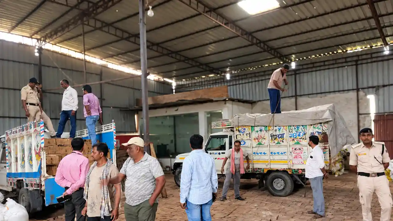 Darbhanga News: रानीपुर में टाइल्स गोदाम में 55 लाख की 459 कार्टन विदेशी शराब बरामद; गोदाम सील